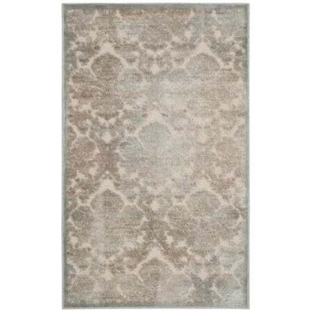 Safavieh 2 ft.-7 in. x 4 ft. Paradise Power Loomed Accent Area Rug Cream & Slate Blue PAR307-7140-24